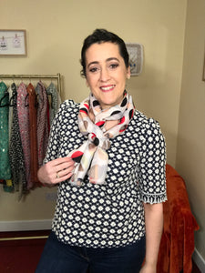 Style Tips with Lainey Style - A new way to wear your Scarf
