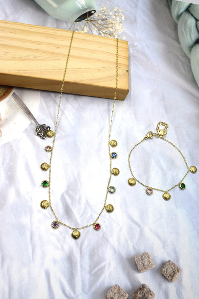 Emilia necklace multi colour