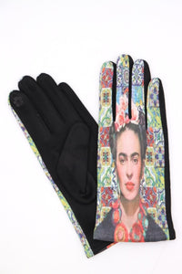 Frida print gloves 2023