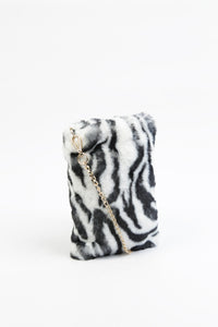 Aideen Smart Phone Bag Zebra Print