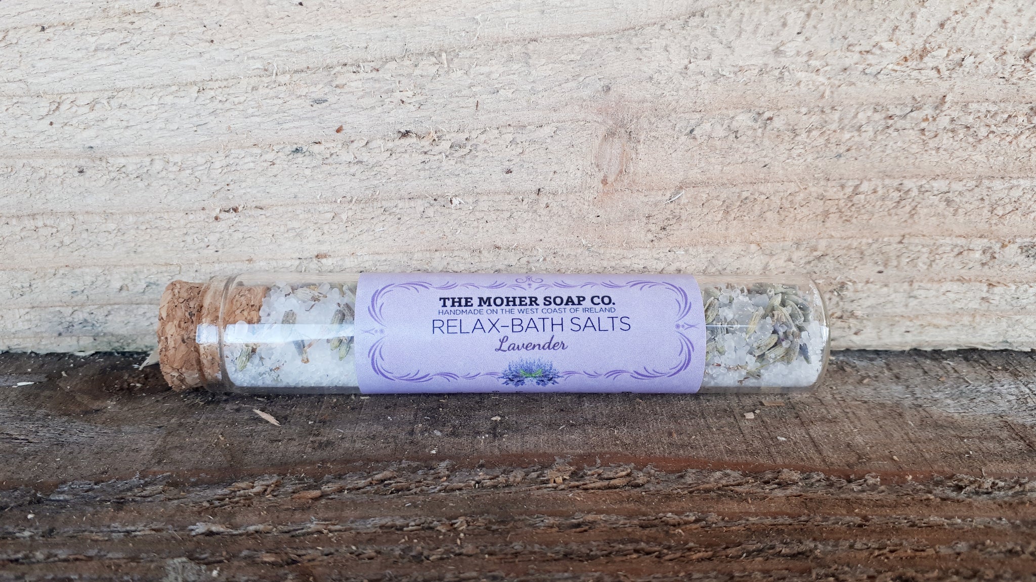 The Moher Soap Co. Bath Salts Vial RELAX - Lavender