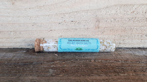 The Moher Soap Co. Bath Salts Vial RELIEF - Mint & Eucalyptus