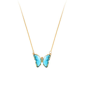 Cora Turquoise Butterfly Necklace