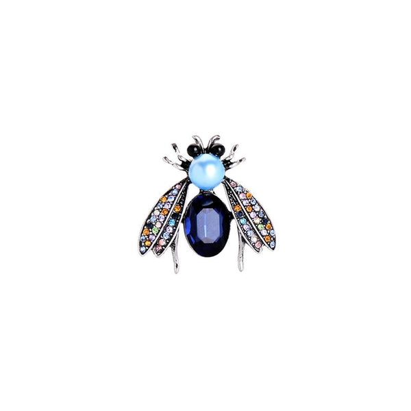Cynthia Bee Brooch Blue and Turquoise
