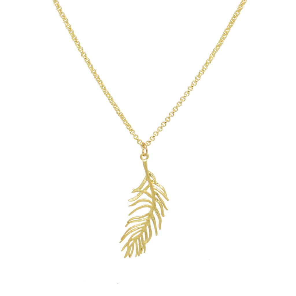 Eve Delicate Feather Necklace