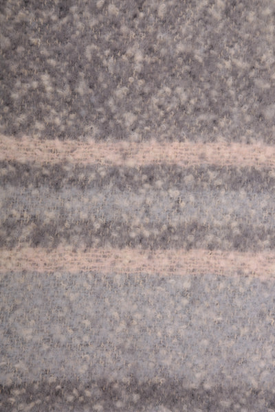 Emma Grey Print Wool Scarf