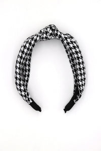 Emy Houndstooth Head Band