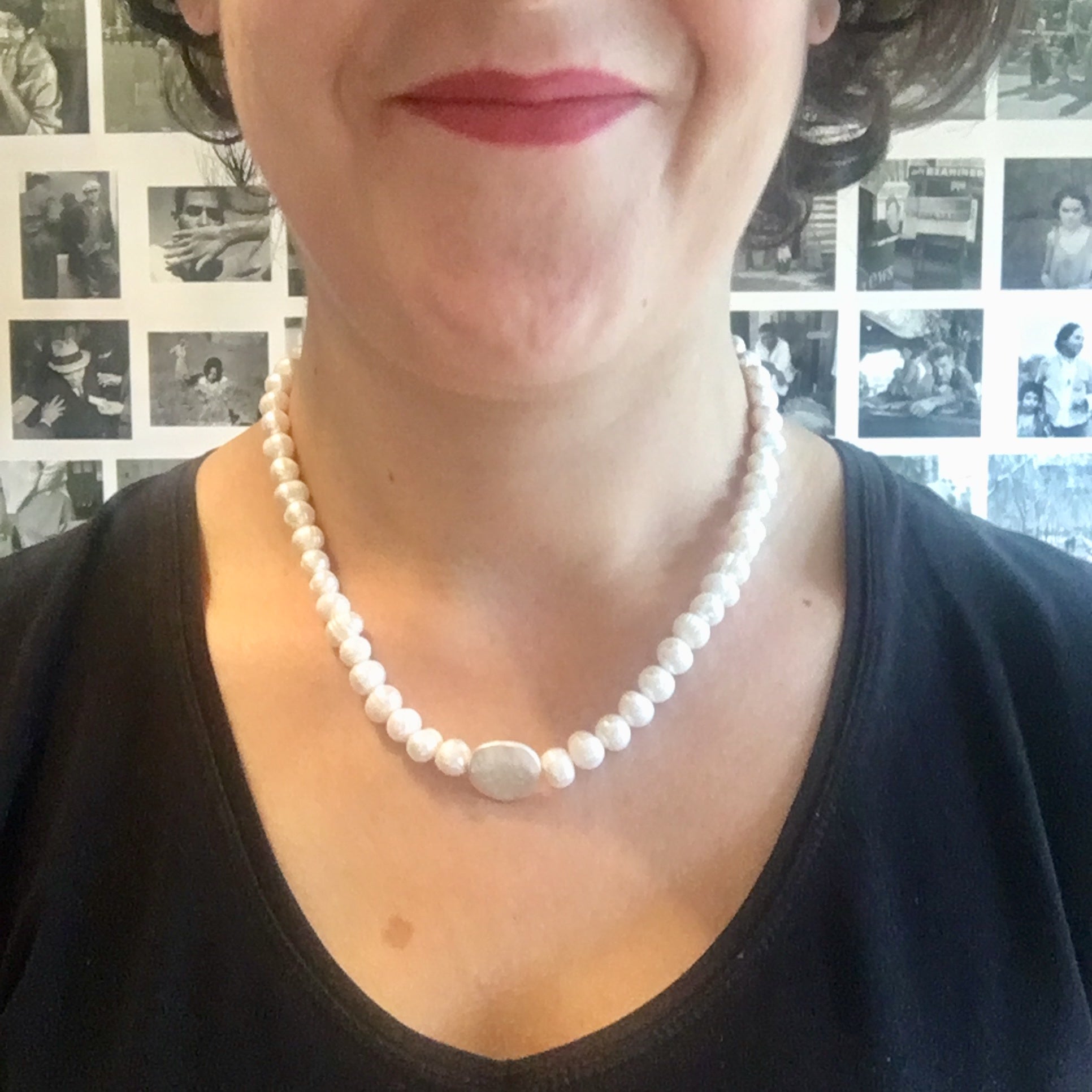 Cream Freshwater Pearl Necklace