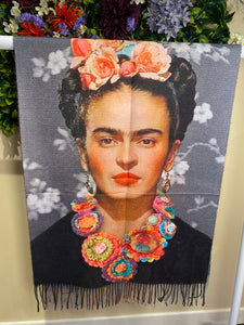 Frida necklace print scarf LAST ONE