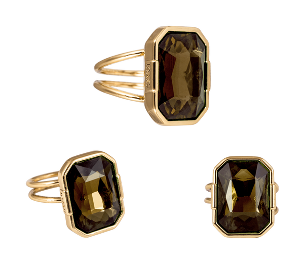The Legacy Ring Gold/Amber