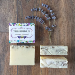 The Moher Soap Co. Lavender & Oatmeal Natural Soap