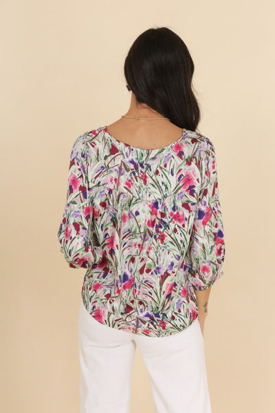 Lia blossom print top ONLY SIZE 10 LEFT