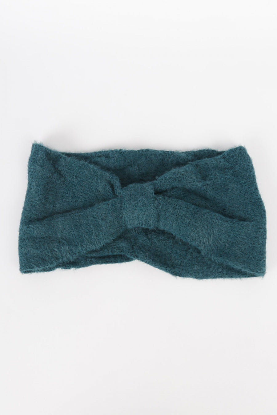 Maya petrol blue knit headband
