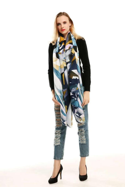 Charlotte Abstract Print Scarf