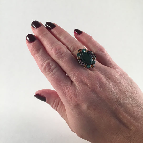 Harper Emerald Ring