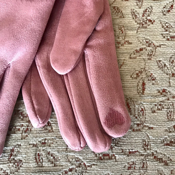Pink Pom Glove