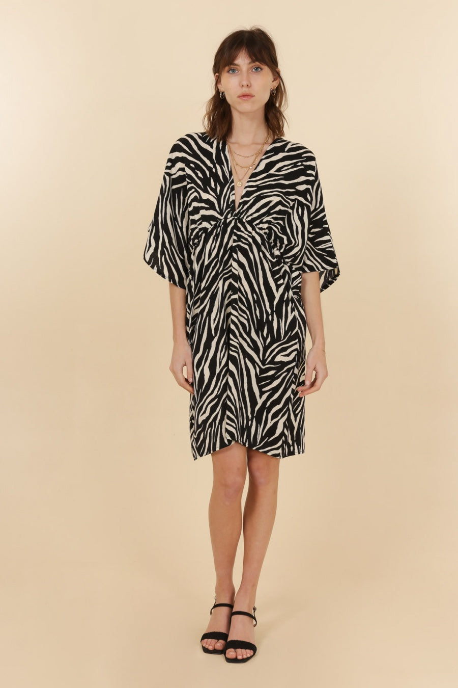 Quinn zebra print dress