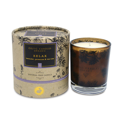 Celtic Candles Organic 20cl Tumbler Relax