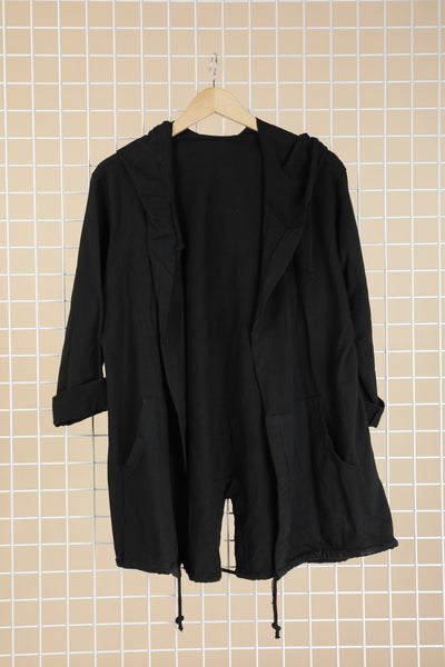 Sienna hooded jacket black