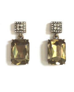 Siobhan Crystal and Amber Earring