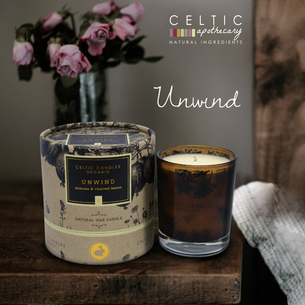 Celtic Candles Organic 20cl Tumbler Unwind