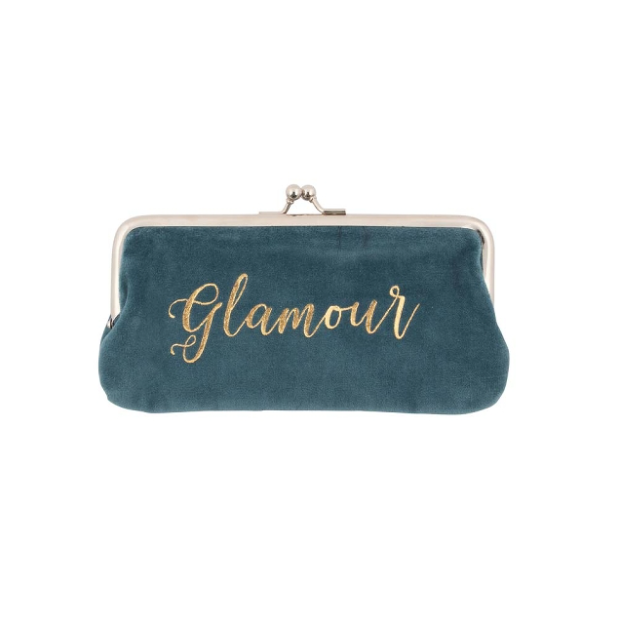 Glamour Cosmetic Bag with Clip Fastening