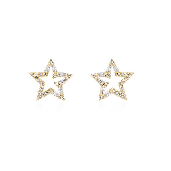 Thea Crystal Silhouette Star Earring