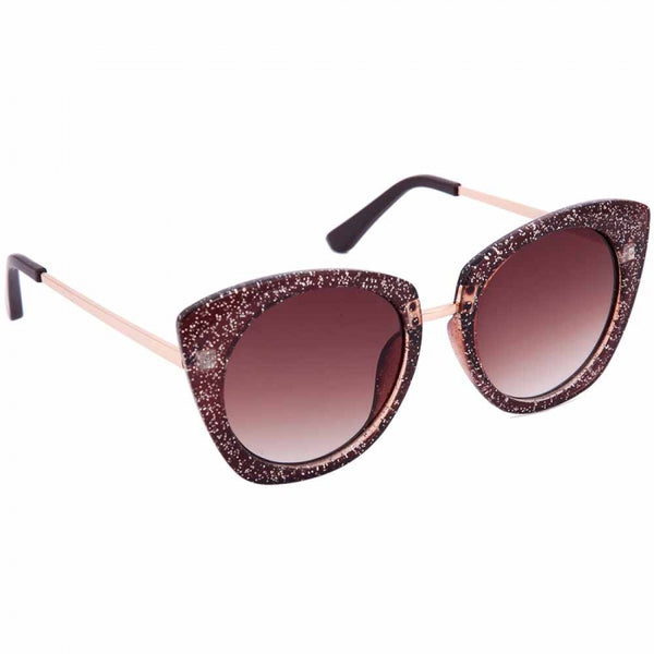 Julieta Oversized Glitter Sunglasses